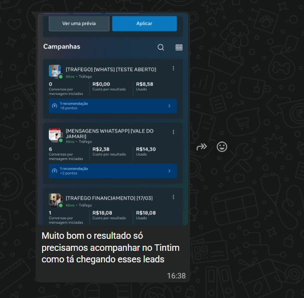 Print de Resultado 1